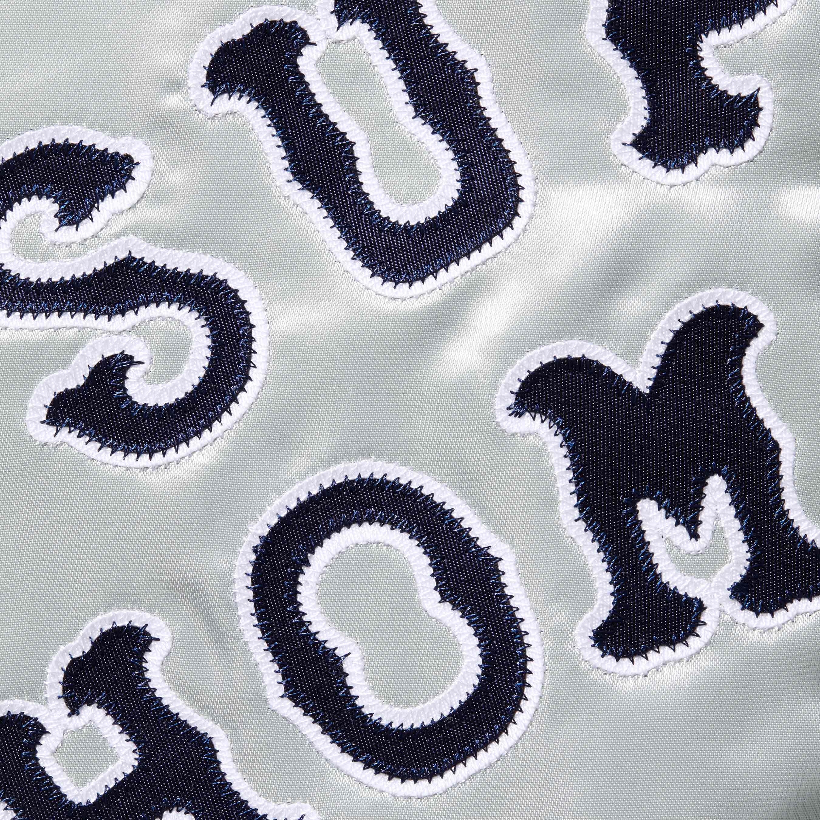 Supreme®/Homerun Satin Hooded Varsity Jacket view 3